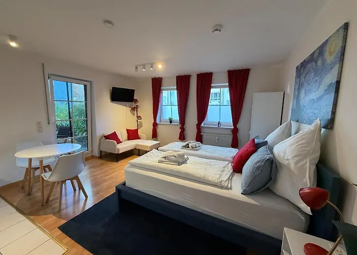 Dutti's - Wohlfuehl-studio, Kueche, Stellplatz, Self-check-in, Garten