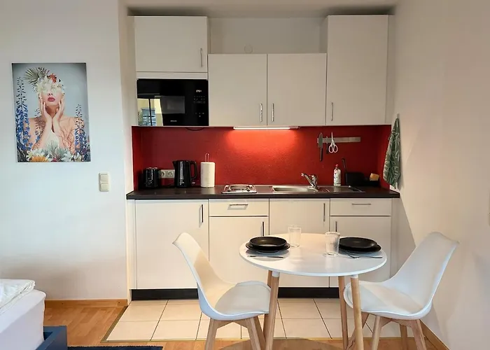 Dutti's - Wohlfuehl-studio, Kueche, Stellplatz, Self-check-in, Garten *