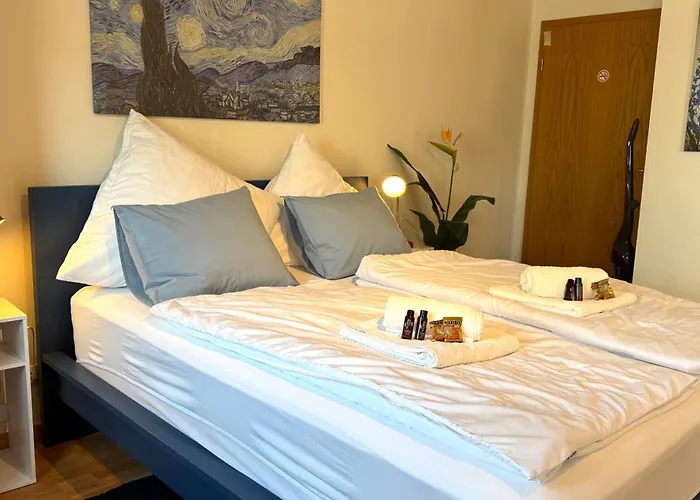 Lägenhet Dutti's - Wohlfuehl-studio, Kueche, Stellplatz, Self-check-in, Garten